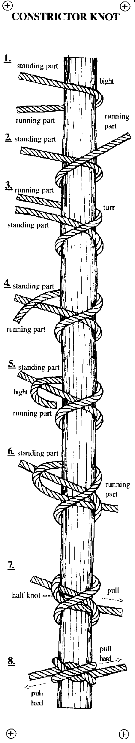 constrictor knot vs